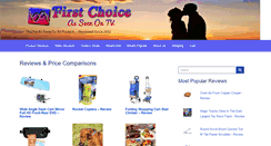 Desktop Screenshot of 1stchoiceontv.com